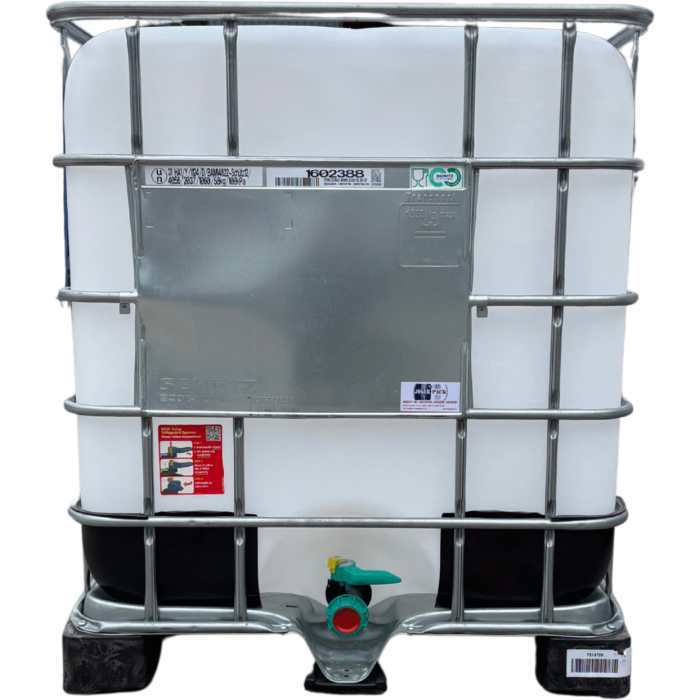 SCHÜTZ MX- 1000 Literes erősített , Műanyag raklapos mosott IBC tartály /Élelmiszeres/ Un, Hibátlan ,újszerű állapot!