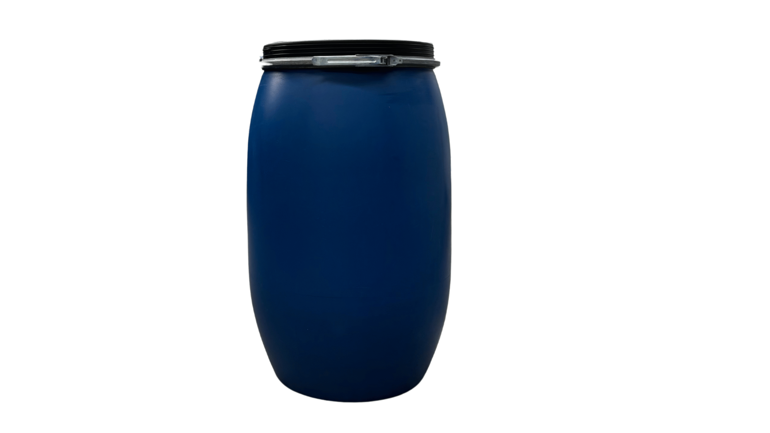 120 Literes használt mosott műanyag levehető tetejű hordó, Un minősített ,Mauser