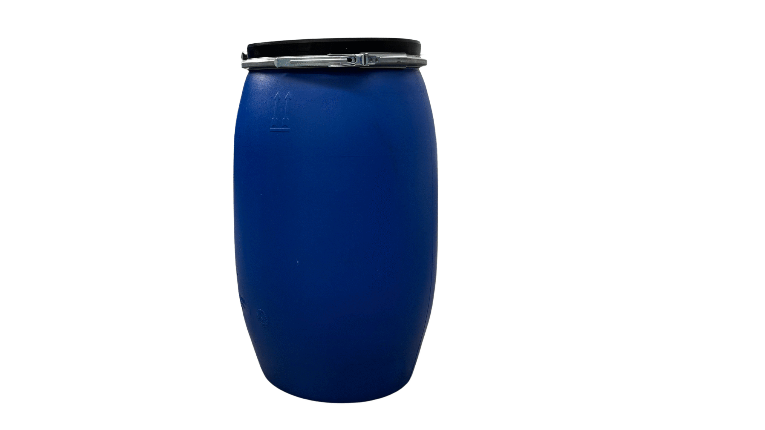 120 Literes használt levehető tetejű bajonett záras, szellőző tetős  műanyag hordó, UN minősített, Schütz