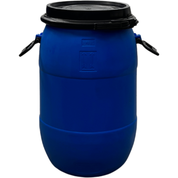 30 literes mosott ,levehető tetejű műanyag hordó,műanyag pántos