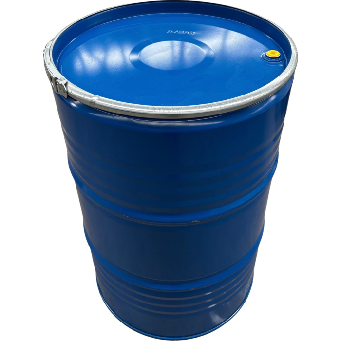 213 literes levehető tetejű, bajonettzáras mosott, fémhordó, Un minősített