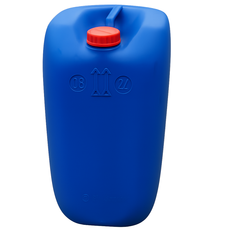 Műanyag ballon, 60 literes használt ,tisztított műanyag ballon, UN,