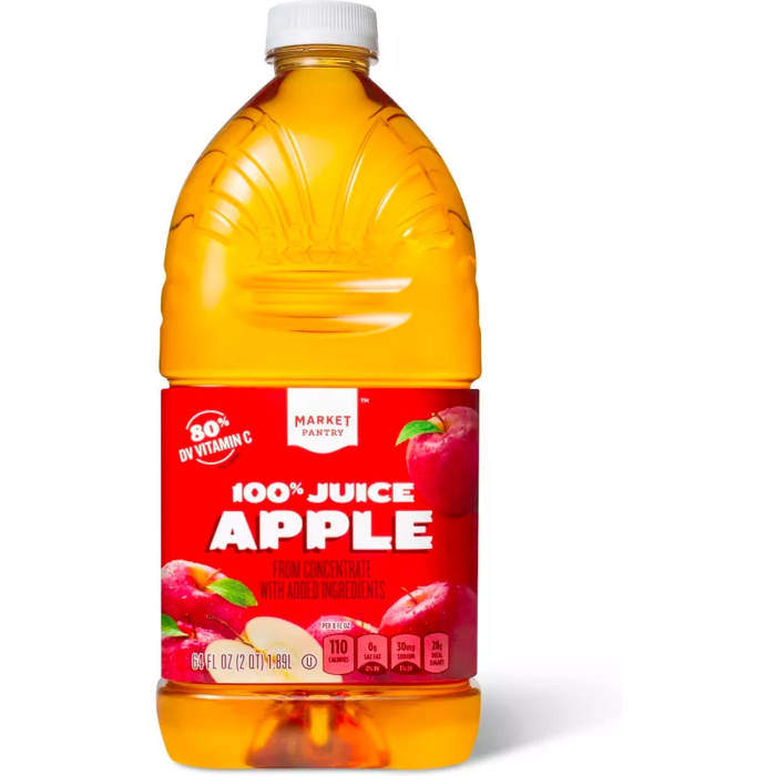 100 Percent Apple Juice - 64 fl oz Bottle