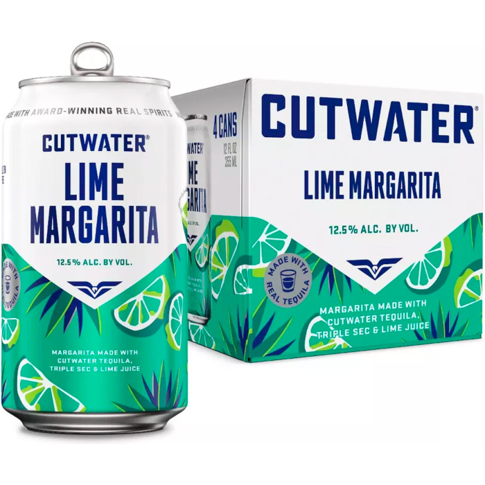 Cutwater Lime Tequila Margarita Cocktail - 4pk_12 fl oz Cans