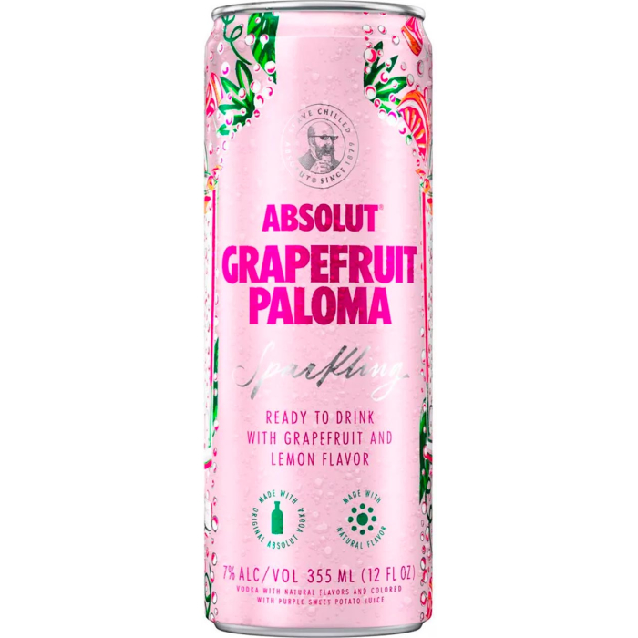 Absolut Grapefruit Paloma Sparkling Vodka Cocktail - 4pk_355ml