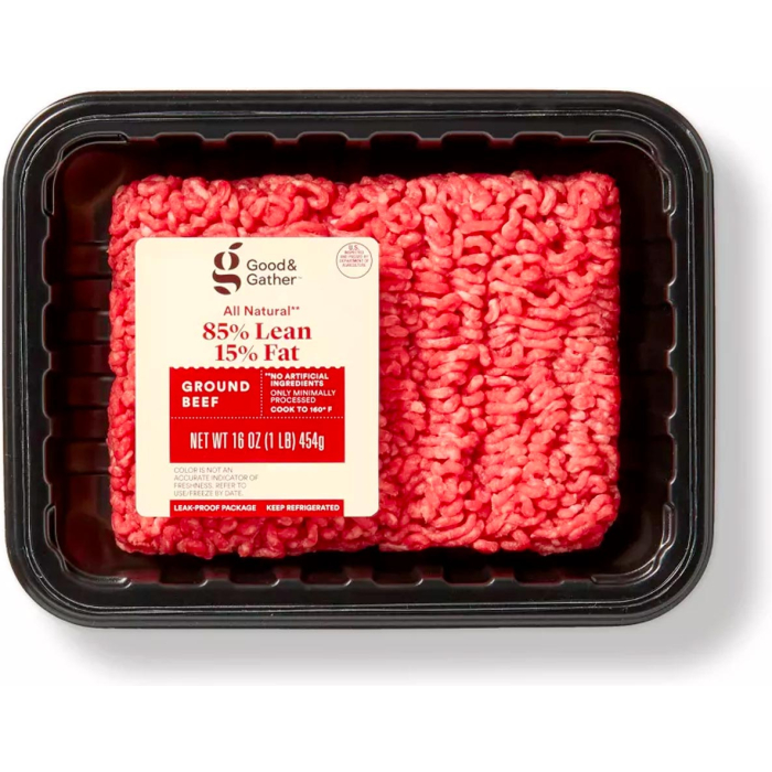 All Natural 85_15 Ground Beef - 1lb