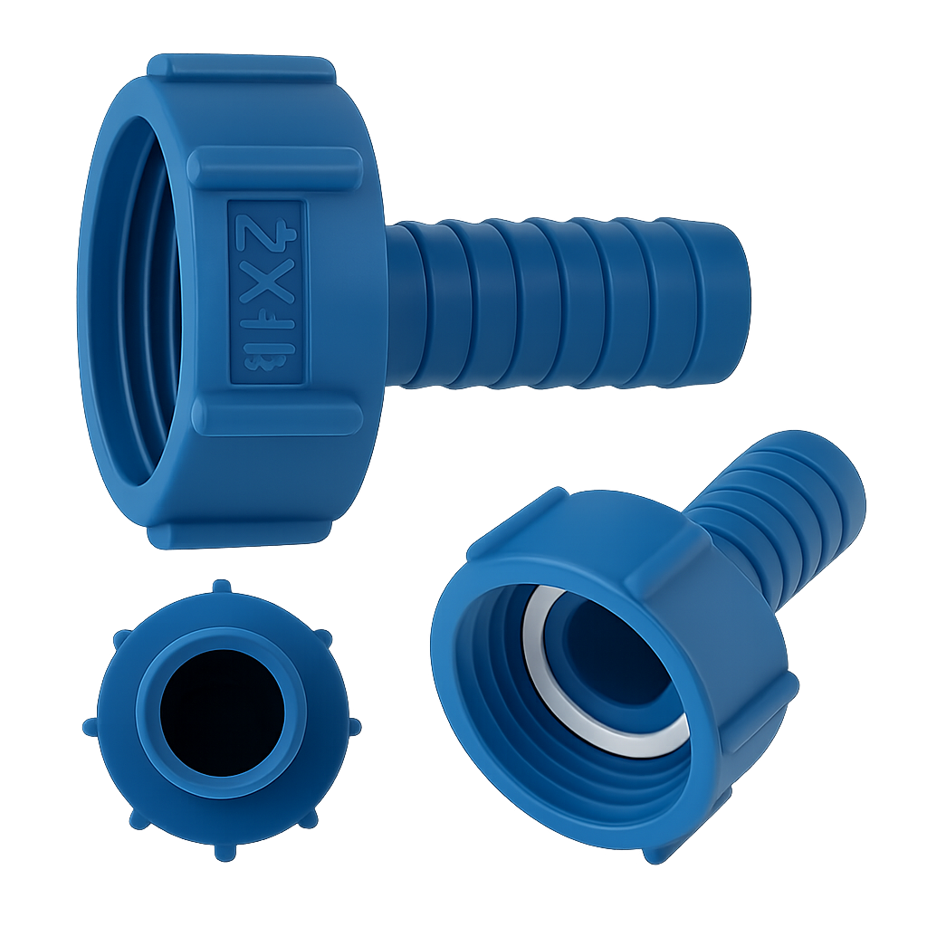 IBC Tartály Tartozék , IBC csatlakozó ,adapter : 5/4-es tömlőhöz - Image 2
